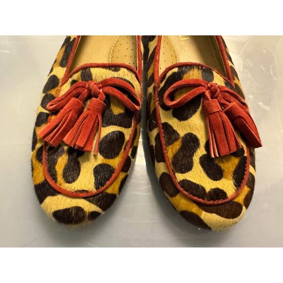 Vaneli Leopard Print with Bow Shoes Flats Animal Print Size 7M - Picture 10 of 10